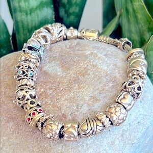 Pandora 14k gold  Gold Charm Bracelet